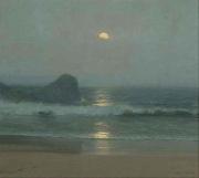 Moonlight Over the Coast, oil painting by Lionel Walden Lionel Walden